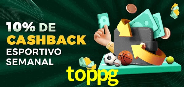 10% de bônus de cashback na toppg